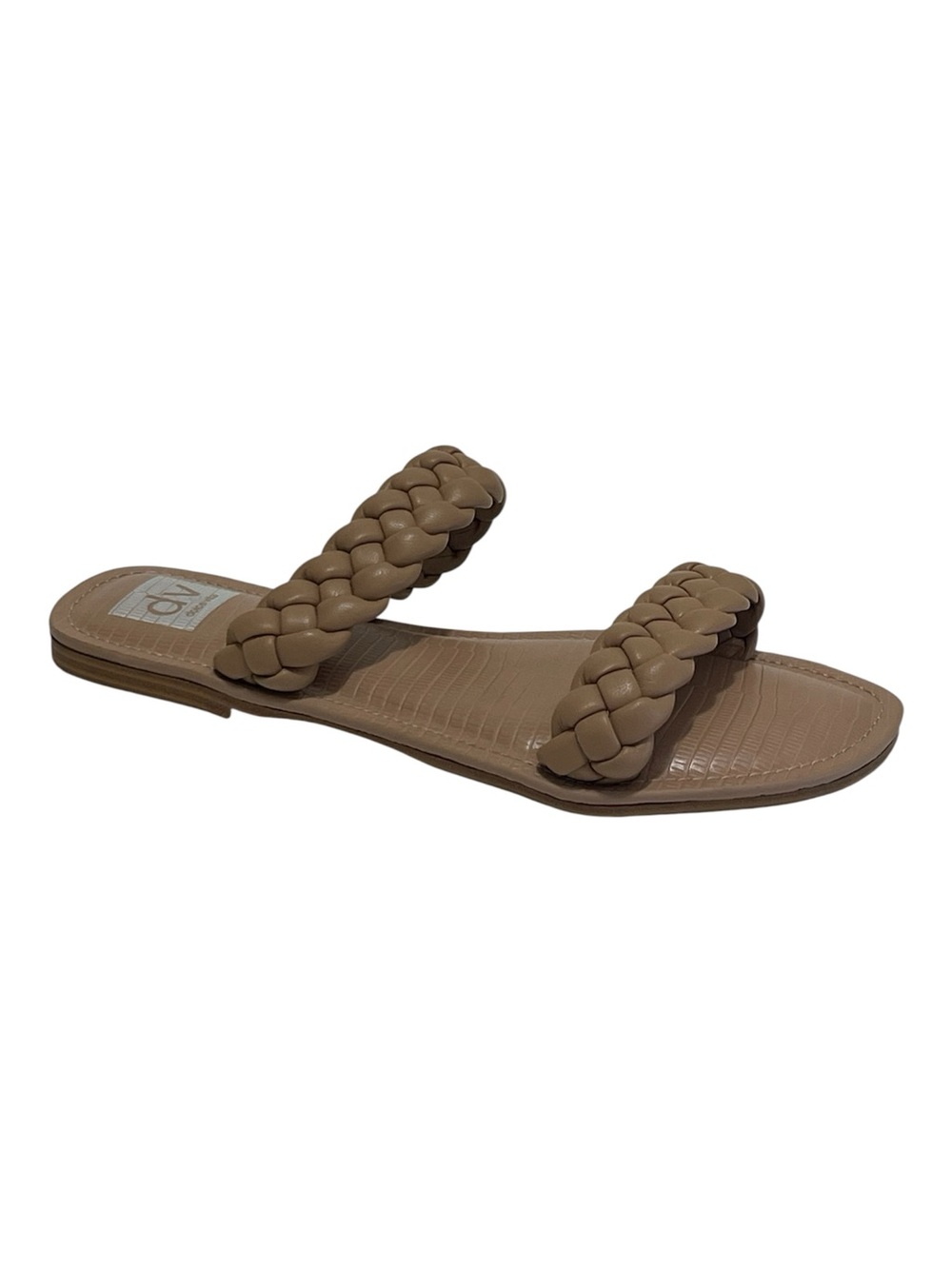 Dolce Vita Indy Women's Size 9.5 US Double Braided Strap Slide Sandals Beige